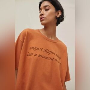 Urban Outfitters Taylor Swift Folklore Cropped T-shirt Sz M/L